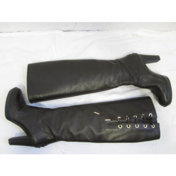 TOD'S brown leather knee high boots sz 35/ 5